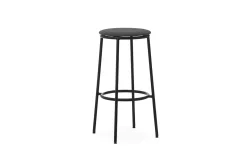 - Circa Barstool 75 cm Uph. Black Steel*Normann Copenhagen New