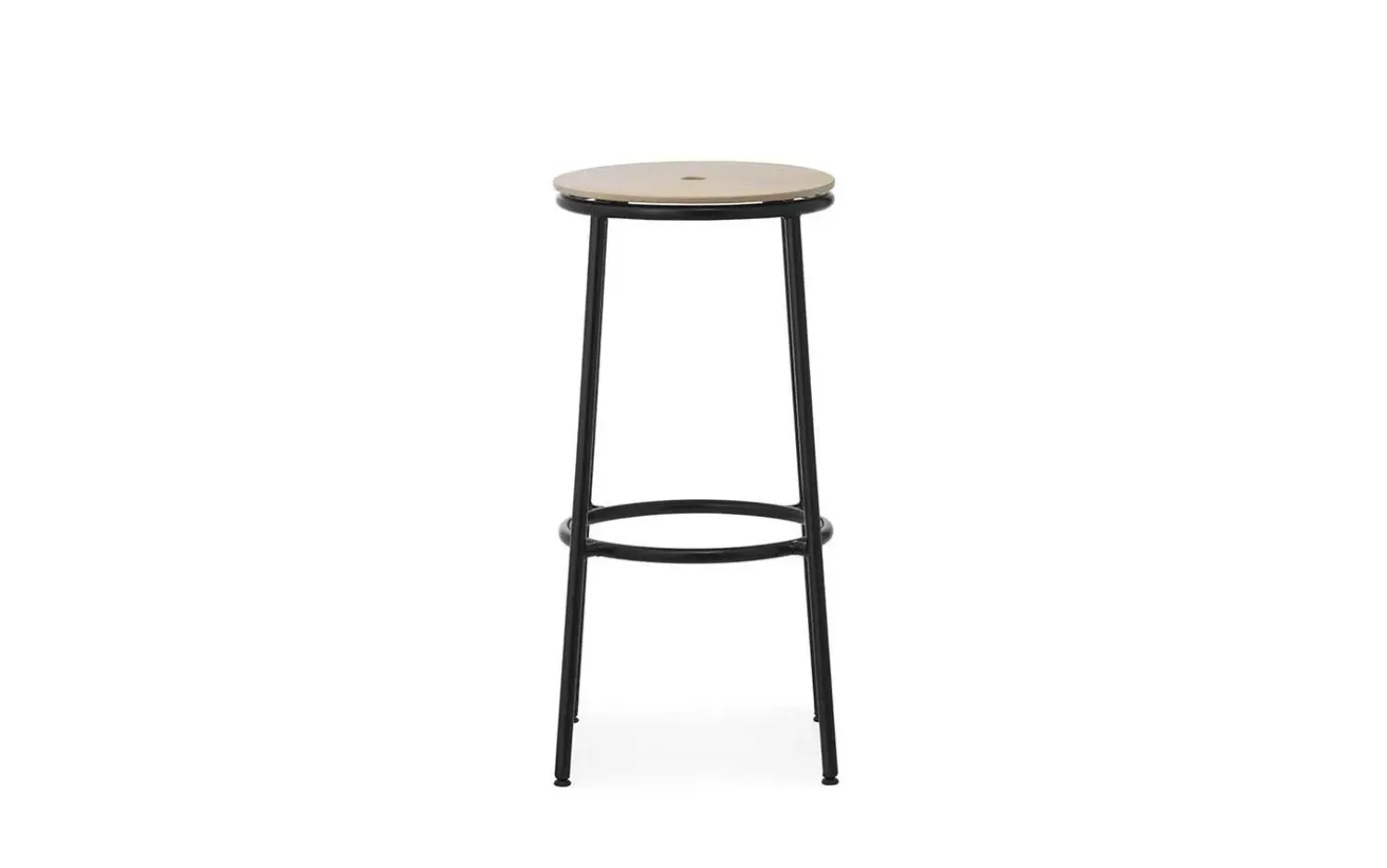 - Circa Barstool 75 cm Black Steel^Normann Copenhagen Outlet