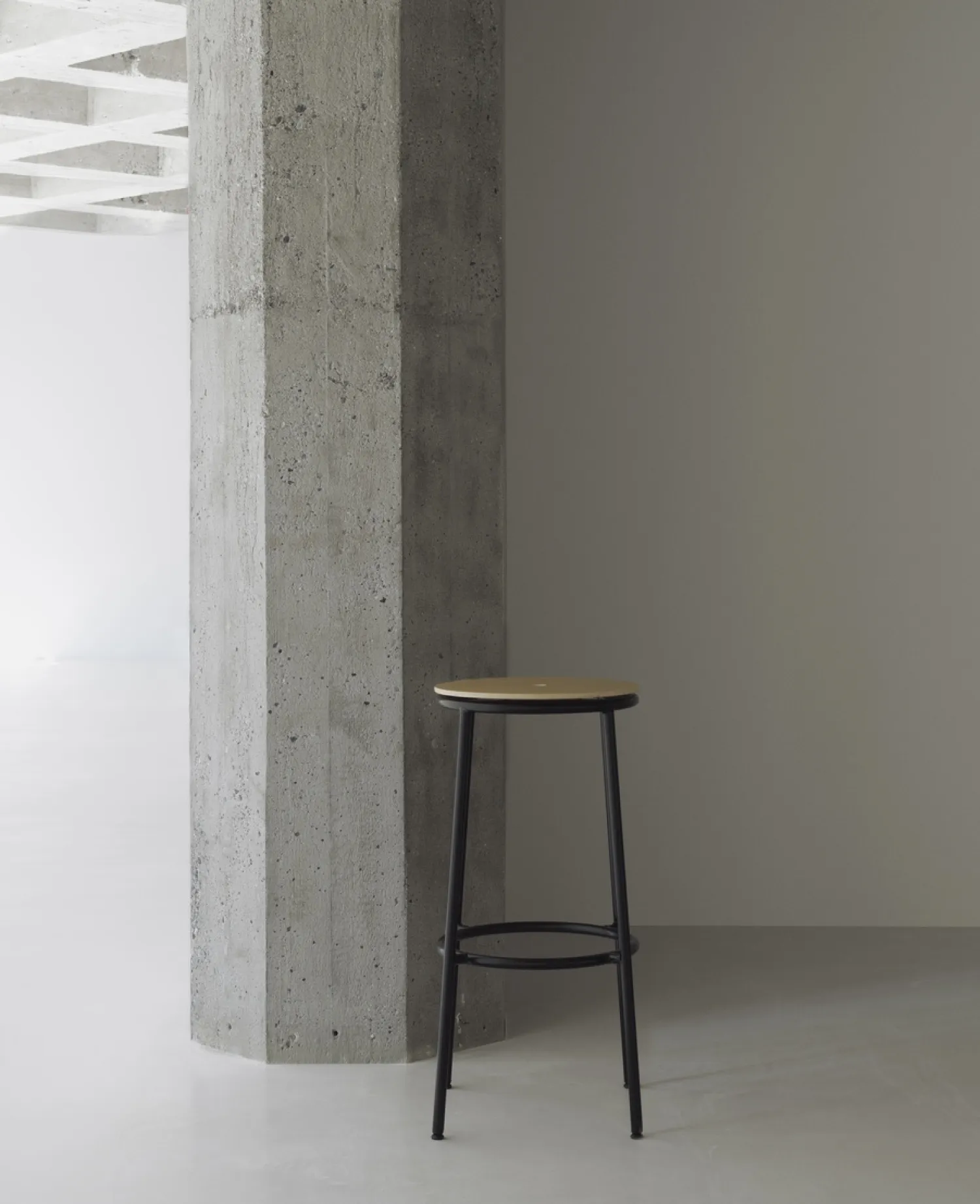 - Circa Barstool 75 cm Black Steel^Normann Copenhagen Outlet