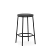 - Circa Barstool 65 cm Uph. Black Steel^Normann Copenhagen