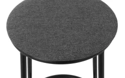 - Circa Barstool 65 cm Uph. Black Steel^Normann Copenhagen