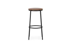 - Circa Barstool 75 cm Uph. Black Steel^Normann Copenhagen Best