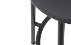 - Circa Barstool 65 cm Uph. Black Steel^Normann Copenhagen