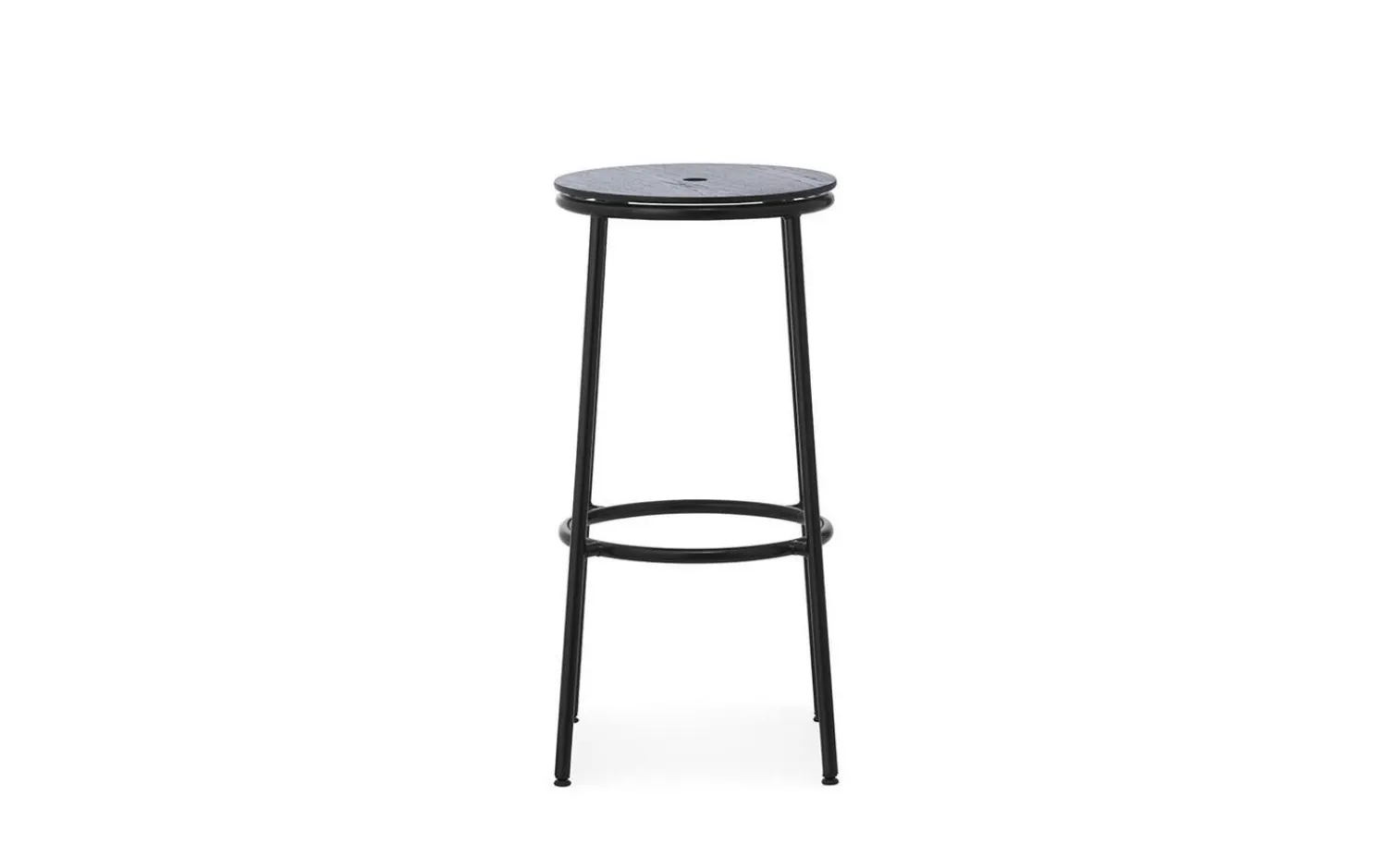 - Circa Barstool 75 cm Black Steel*Normann Copenhagen Clearance