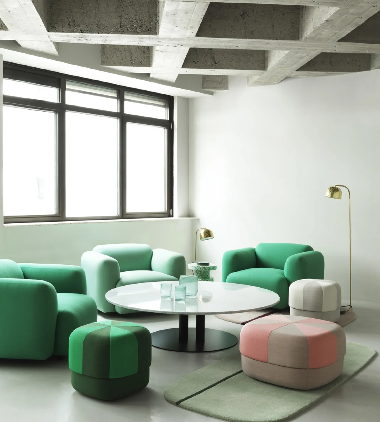 - Circus Pouf Duo Large^Normann Copenhagen Discount