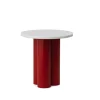 - Dit Table Bright Red - White Carrara^Normann Copenhagen Hot