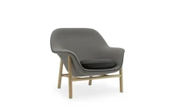 - Drape Lounge Chair Low Oak*Normann Copenhagen