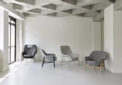 - Drape Lounge Chair Low Oak*Normann Copenhagen