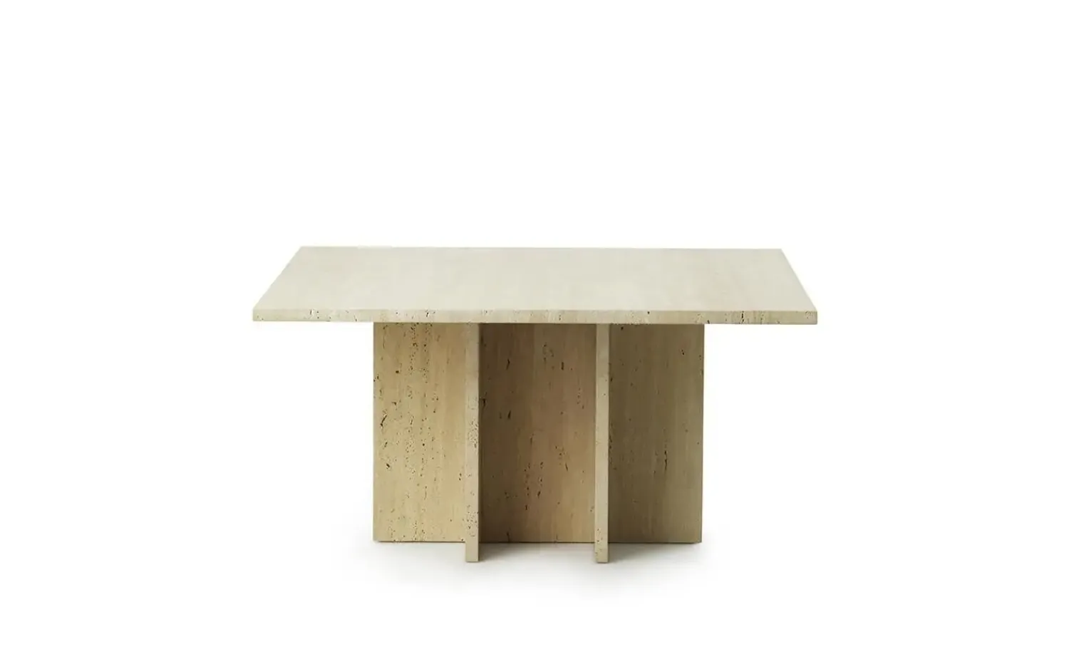 - Edge Coffee Table Large - Travertine^Normann Copenhagen