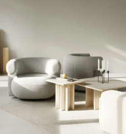 - Edge Coffee Table Small - Travertine*Normann Copenhagen Discount