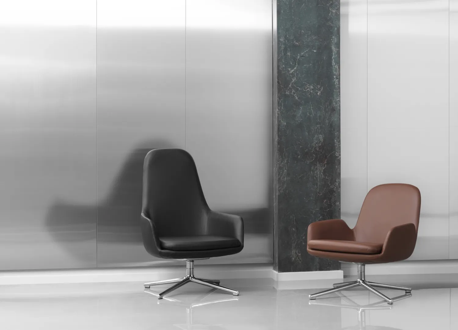 - Era Lounge Chair High Swivel Alu*Normann Copenhagen Discount