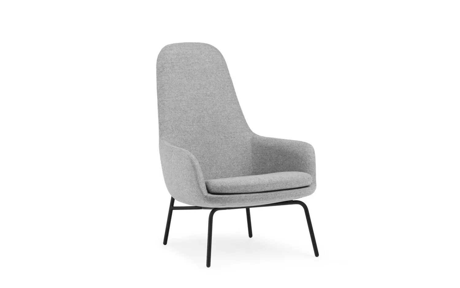 - Era Lounge Chair High Black Steel^Normann Copenhagen Clearance