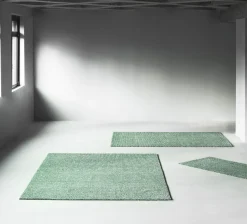- Flick Rug 80x200 cm - Off White/Dark Green^Normann Copenhagen Best