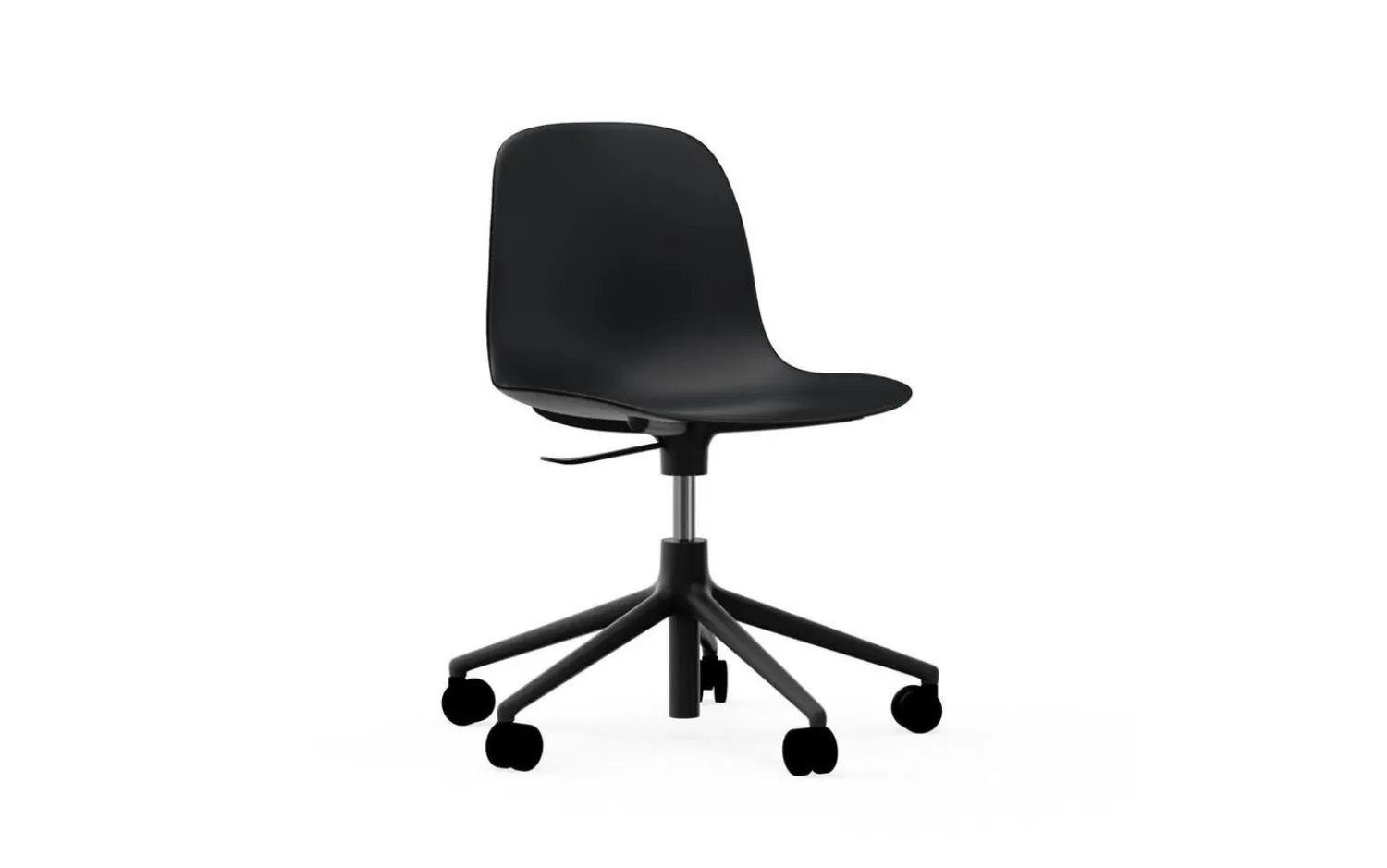- Form Chair Swivel 5W Gas Lift Black Alu*Normann Copenhagen