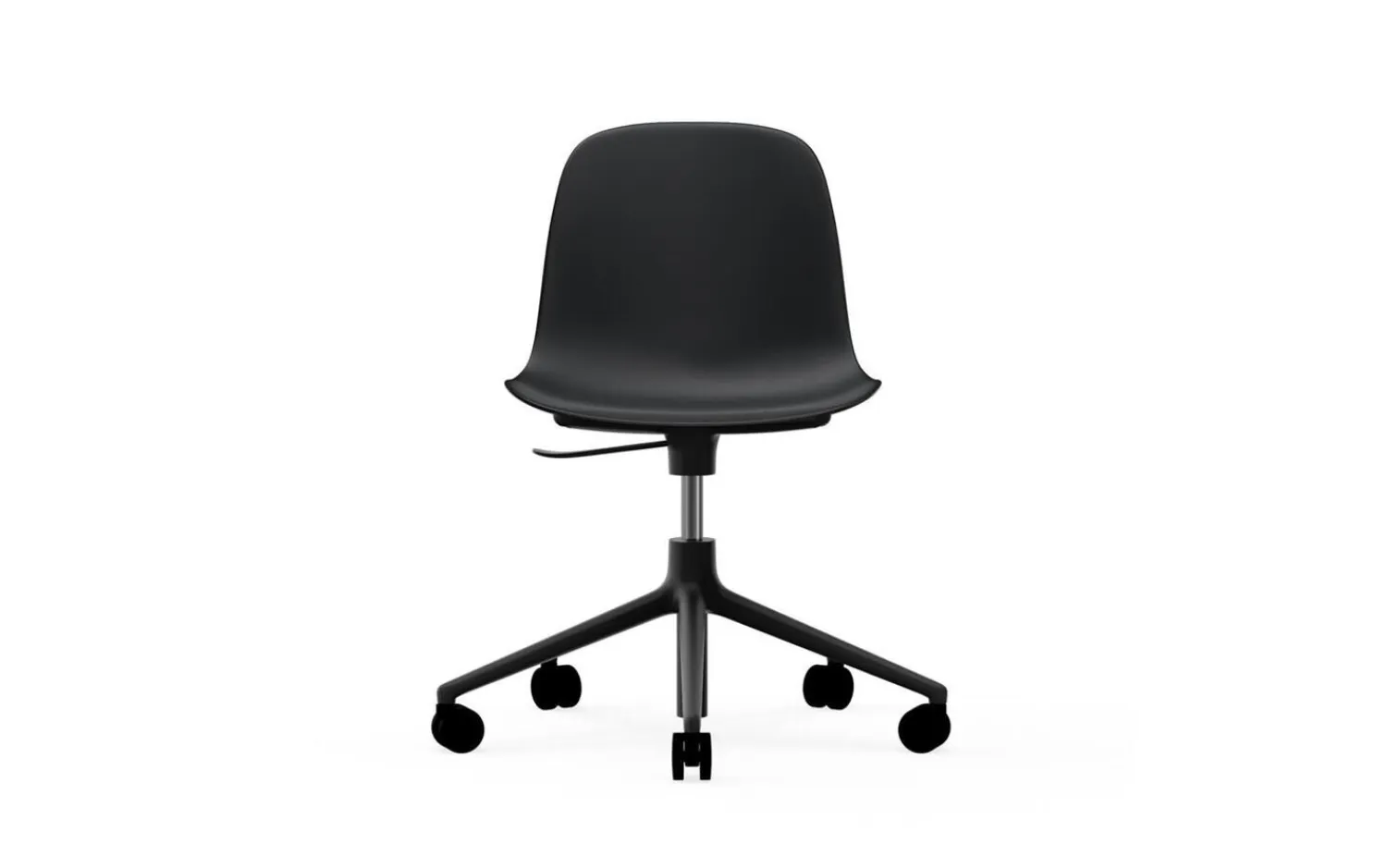 - Form Chair Swivel 5W Gas Lift Black Alu*Normann Copenhagen