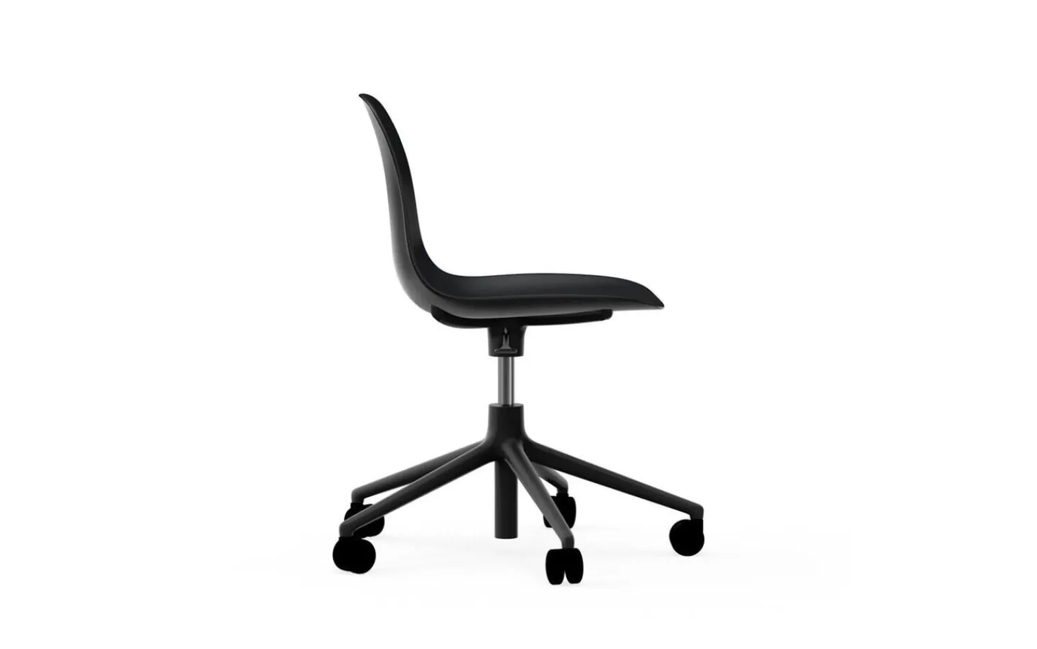 - Form Chair Swivel 5W Gas Lift Black Alu*Normann Copenhagen