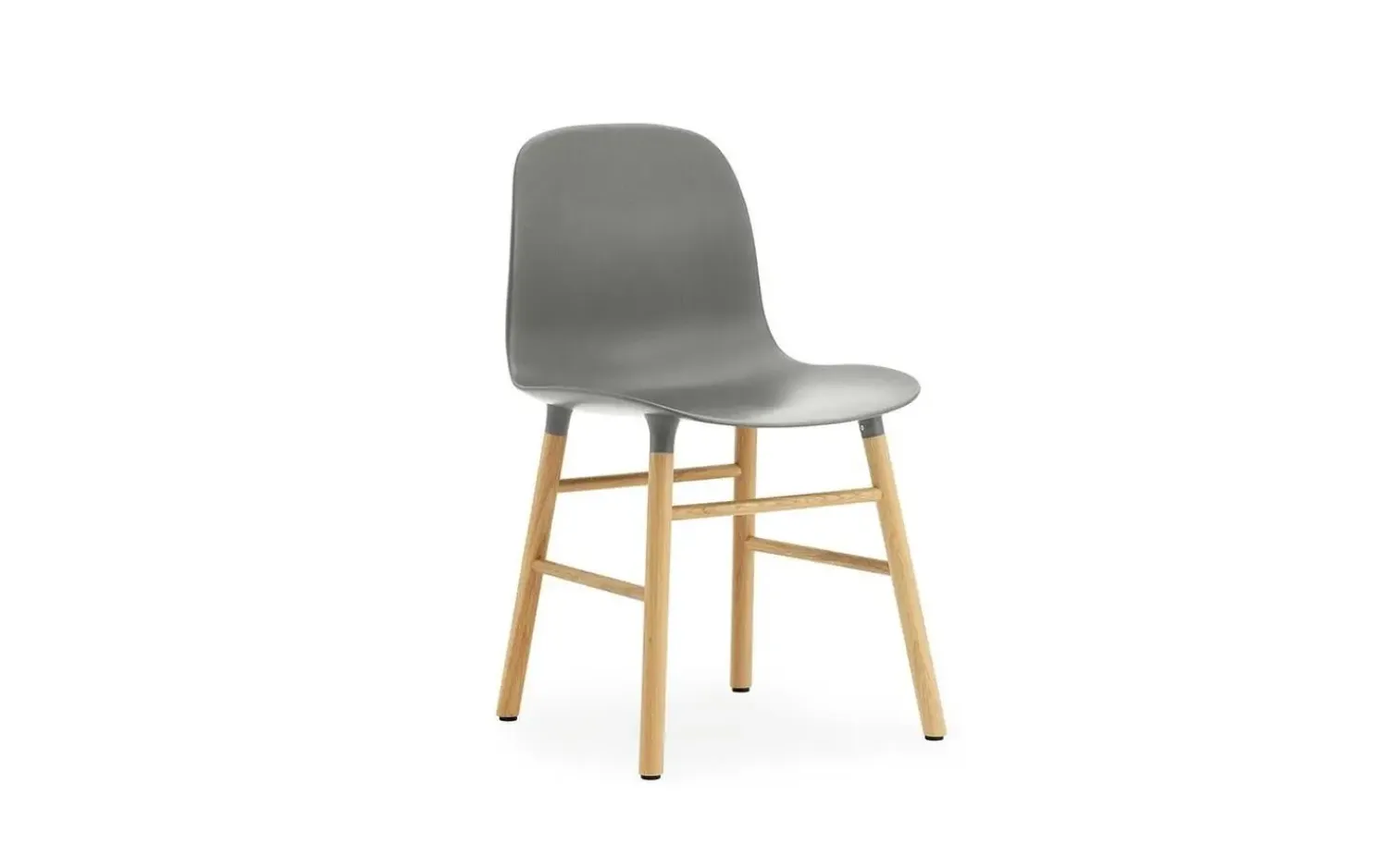 - Form Chair Oak - Stol - Grå og Eg^Normann Copenhagen Hot