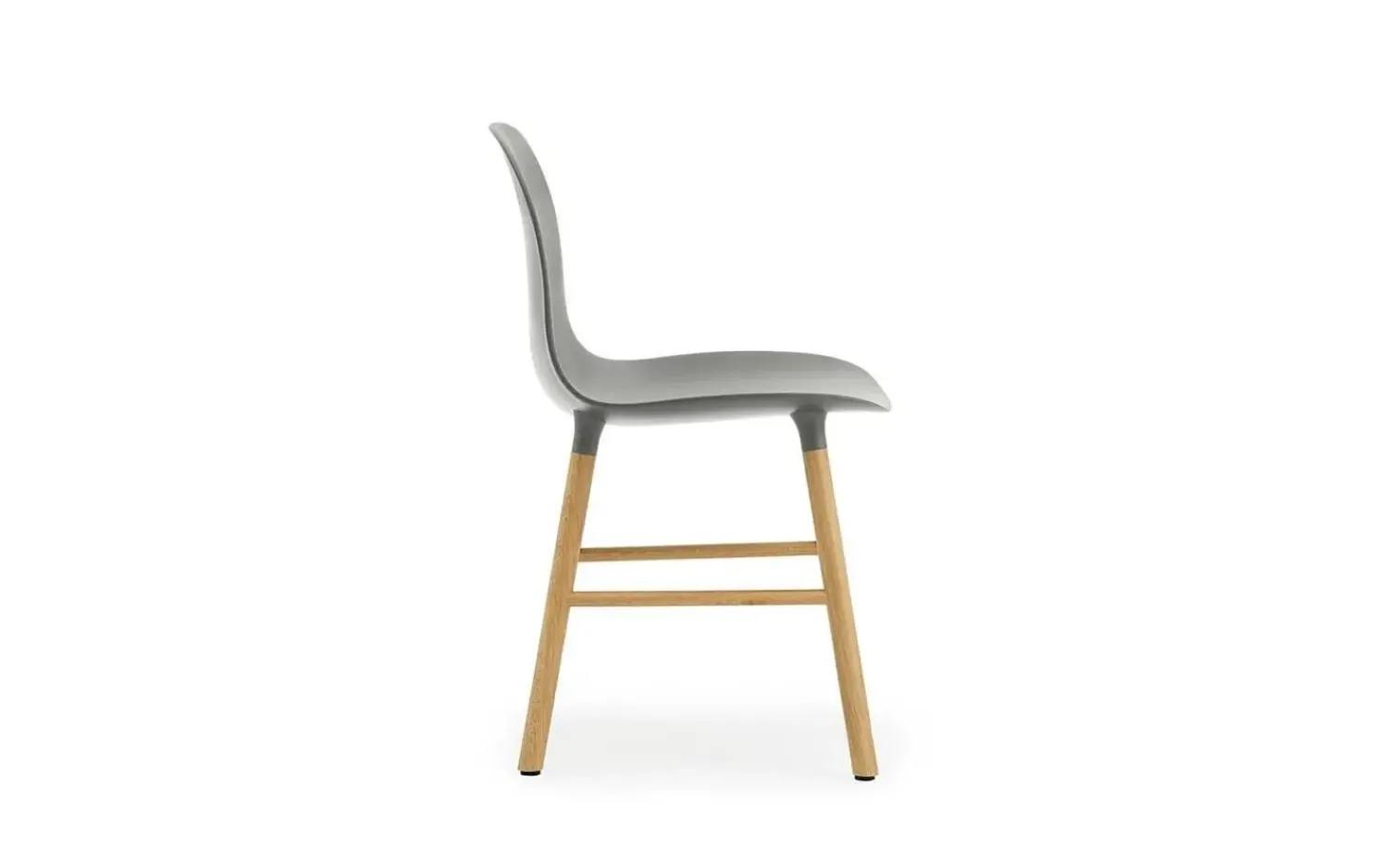 - Form Chair Oak - Stol - Grå og Eg^Normann Copenhagen Hot