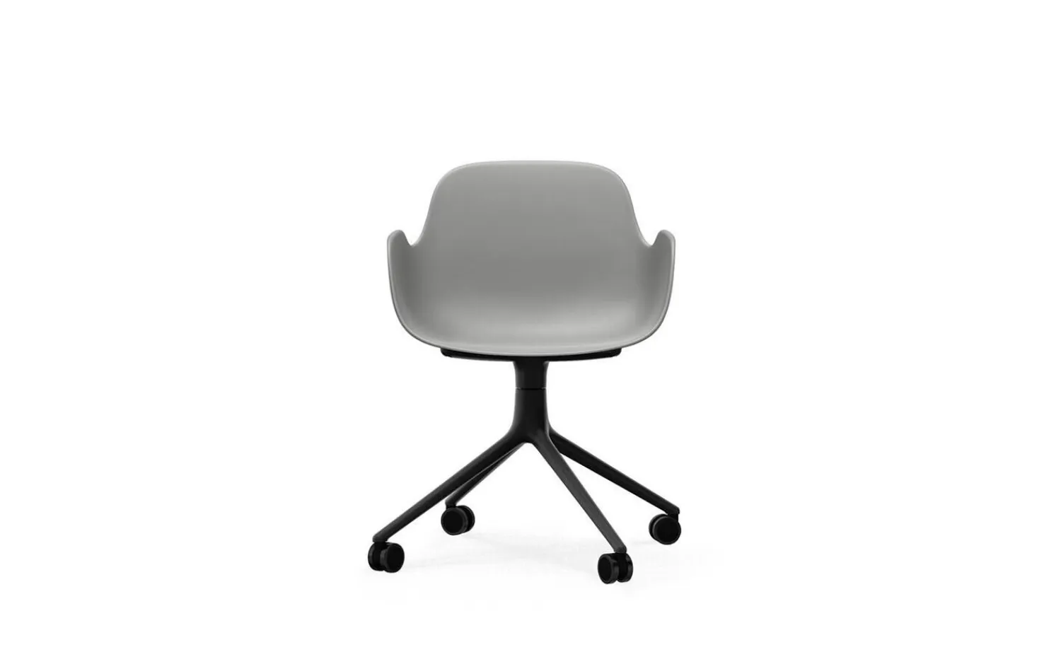- Form Armchair Swivel 4W Black Alu^Normann Copenhagen Outlet