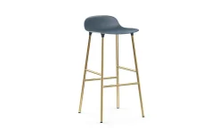 - Form Barstool 75 cm Brass^Normann Copenhagen New