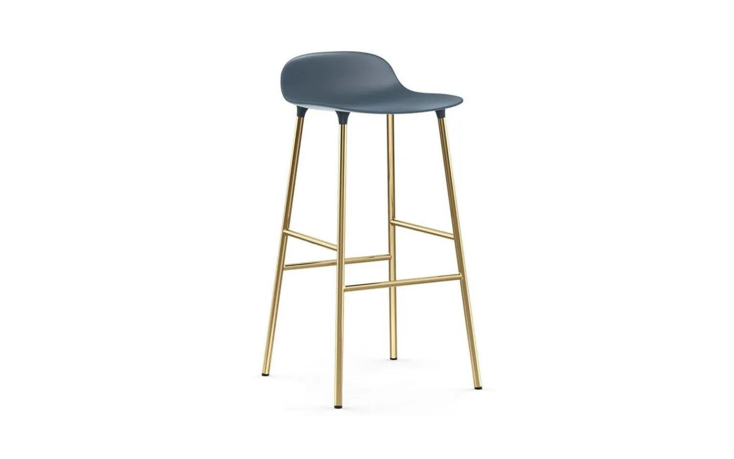 - Form Barstool 75 cm Brass^Normann Copenhagen New