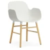 - Form stol m. armlæn - hvid/eg*Normann Copenhagen Discount