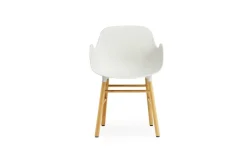 - Form stol m. armlæn - hvid/eg*Normann Copenhagen Discount