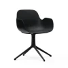 - Form Armchair Swivel 4L Black Alu*Normann Copenhagen