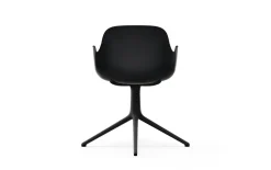 - Form Armchair Swivel 4L Black Alu*Normann Copenhagen
