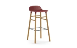 - Form Barstool 75 cm Oak^Normann Copenhagen Sale