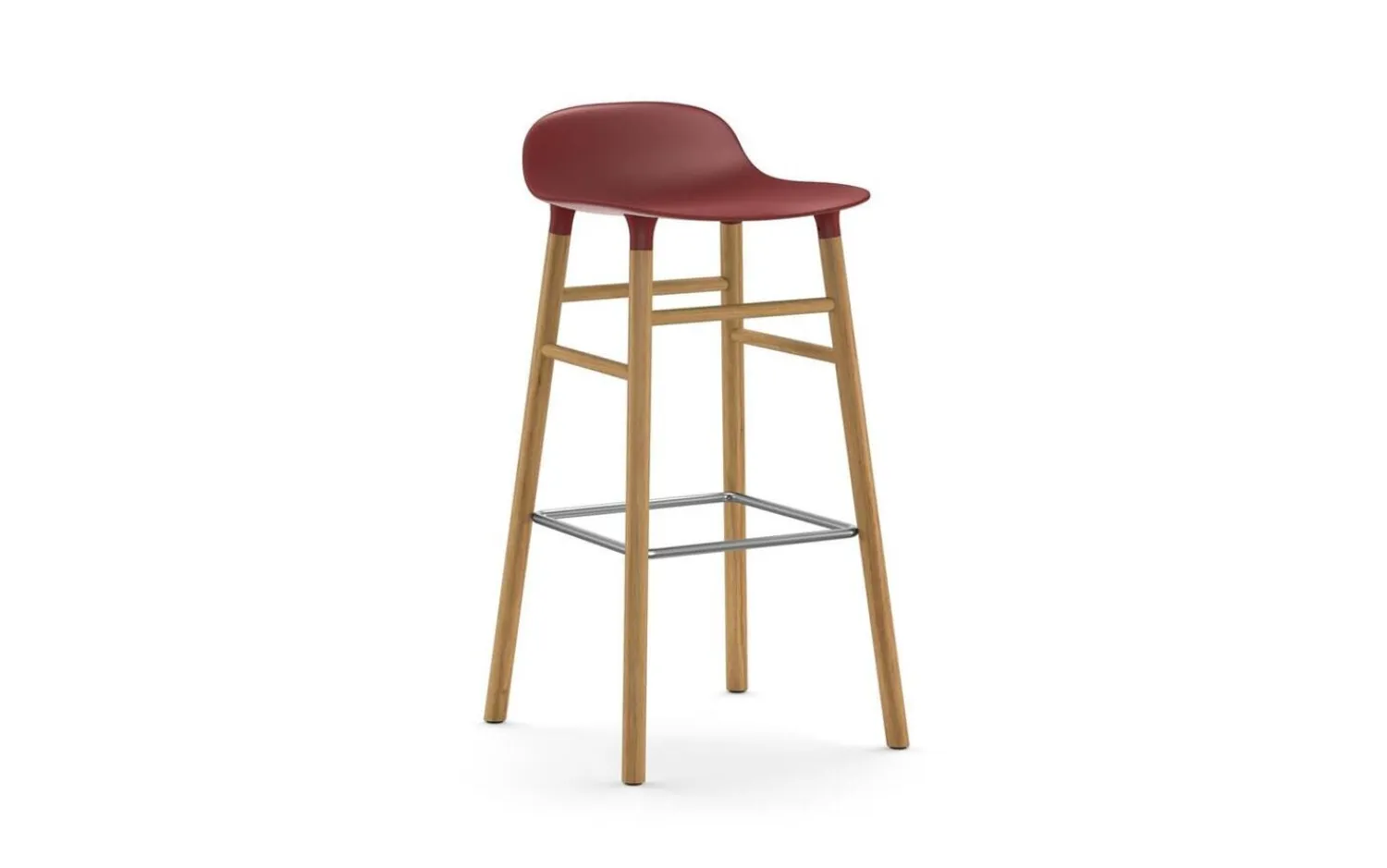 - Form Barstool 75 cm Oak^Normann Copenhagen Sale