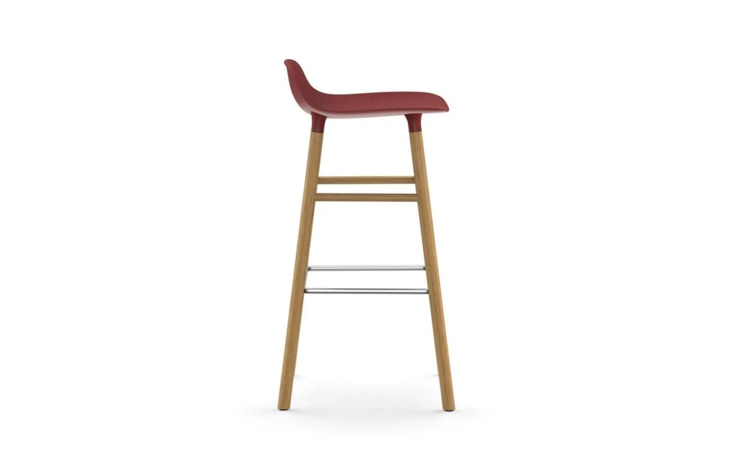- Form Barstool 75 cm Oak^Normann Copenhagen Sale