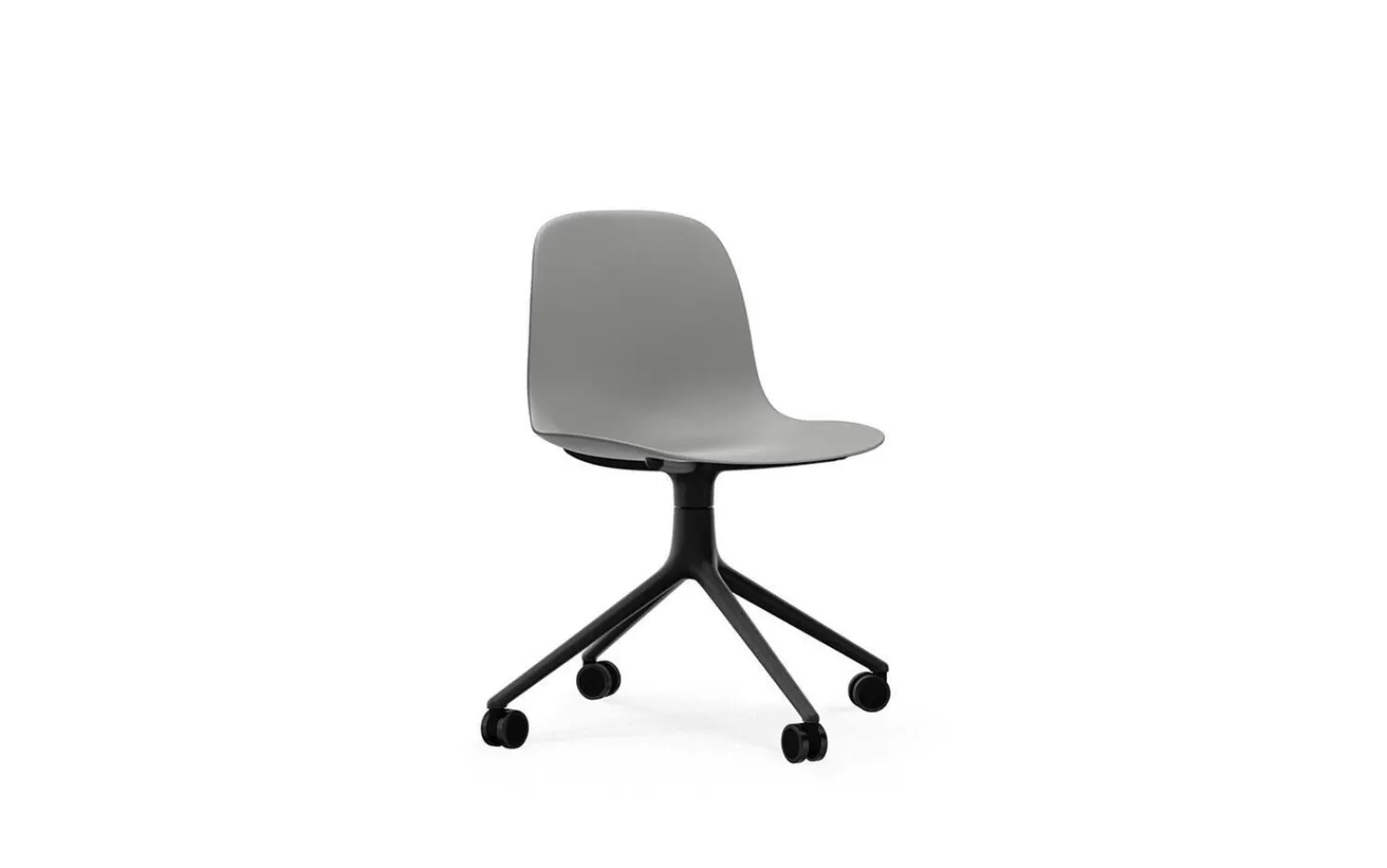 - Form Chair Swivel 4W Black Alu^Normann Copenhagen Outlet