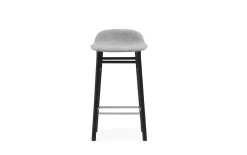 - Form Barstool 65 cm Full Upholstery Black Oak^Normann Copenhagen New