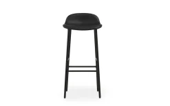 - Form Barstool 75 cm Full Upholstery Steel^Normann Copenhagen