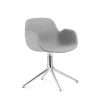 - Form Armchair Swivel 4L Full Uph. Alu*Normann Copenhagen