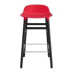 - Form Barstool 65 cm - Rød/Sort eg*Normann Copenhagen Hot