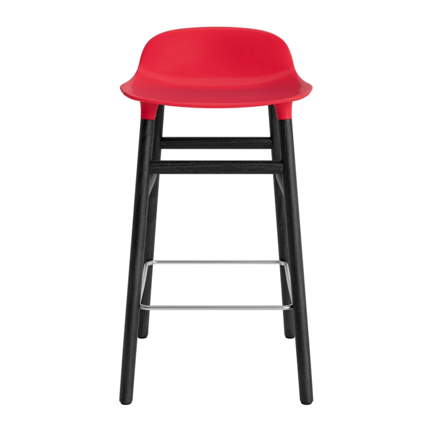- Form Barstool 65 cm - Rød/Sort eg*Normann Copenhagen Hot