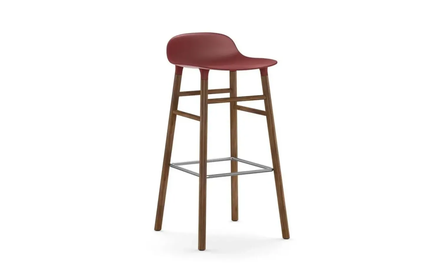 - Form Barstool 75 cm Walnut^Normann Copenhagen Discount