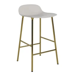 - Form Barstool 65 cm - Varm grå/Messing^Normann Copenhagen New