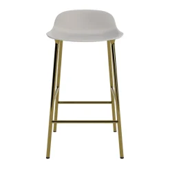 - Form Barstool 65 cm - Varm grå/Messing^Normann Copenhagen New