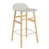 - Form Barstool 65 cm - Lys grå/Eg*Normann Copenhagen Outlet