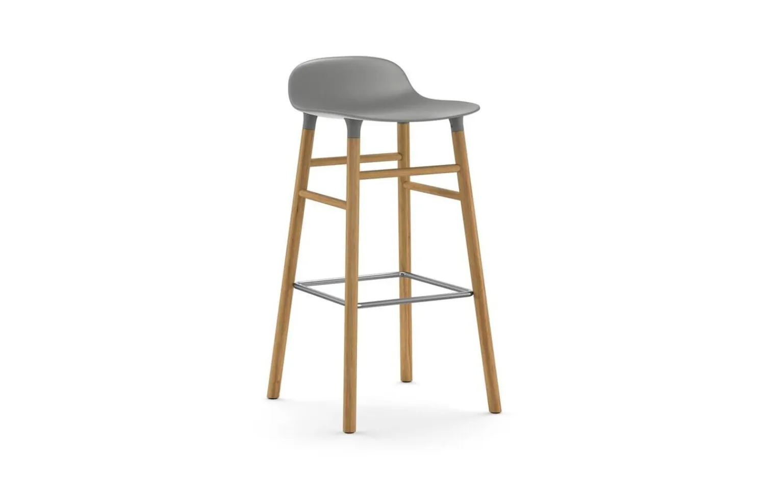 - Form Barstool 75 cm Oak^Normann Copenhagen Best