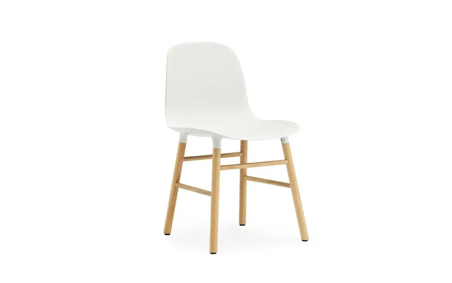 - Form Chair Oak - Stol i Hvid og Eg*Normann Copenhagen Clearance