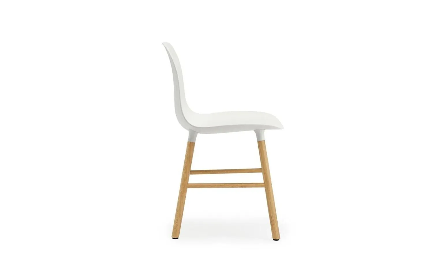 - Form Chair Oak - Stol i Hvid og Eg*Normann Copenhagen Clearance