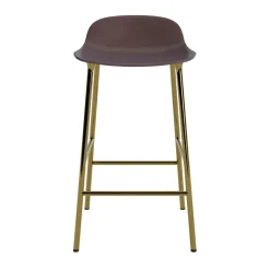 - Form Barstool 65 cm - Brun/Messing^Normann Copenhagen Clearance