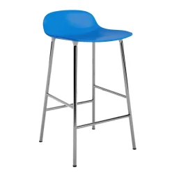 - Form Barstool 65 cm - Blå/krom^Normann Copenhagen Outlet
