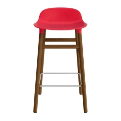 - Form Barstool 65 cm - Rød/Valnød*Normann Copenhagen Best