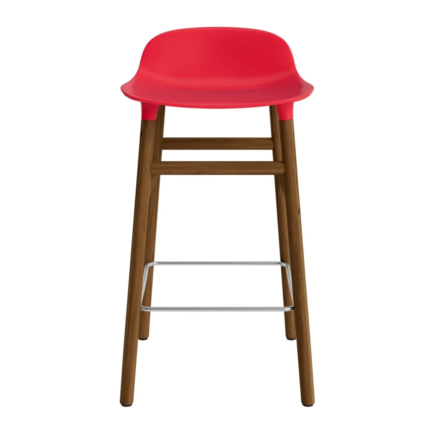 - Form Barstool 65 cm - Rød/Valnød*Normann Copenhagen Best