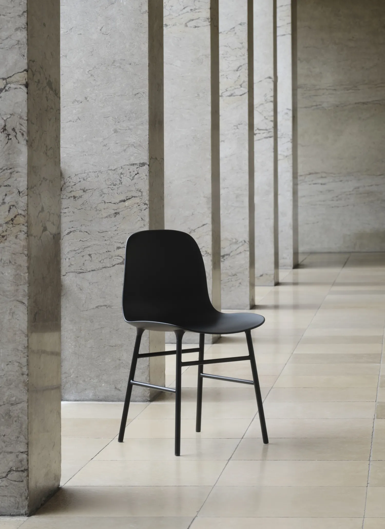 - Form Chair Stacking Black Steel*Normann Copenhagen Outlet